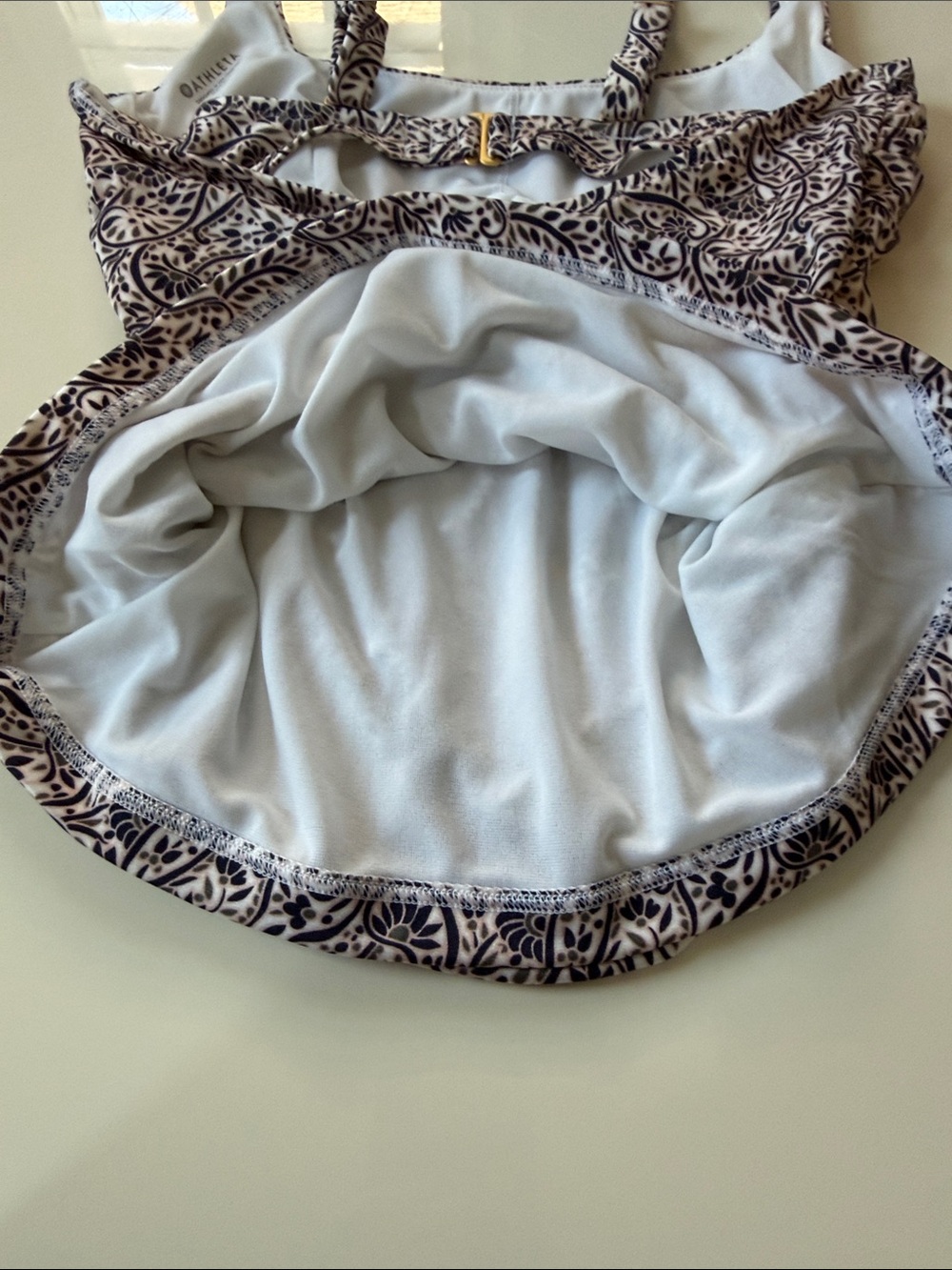 Athleta Aqualuxe Batik Swim Top - Picture 6 of 7